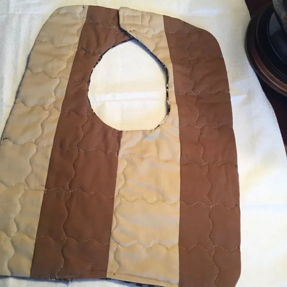 3/$25 or $12 ea.  NWT Handmade Quilted Reversible Baby Bib.
